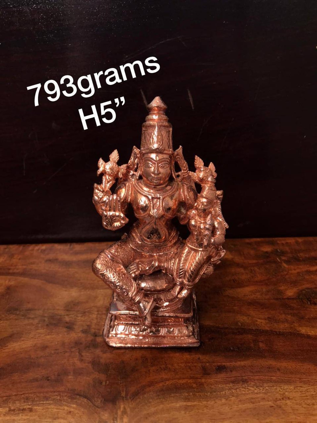 Prasiddh Copper Idols Presents Copper Idol of Lakshmi Narayana ...