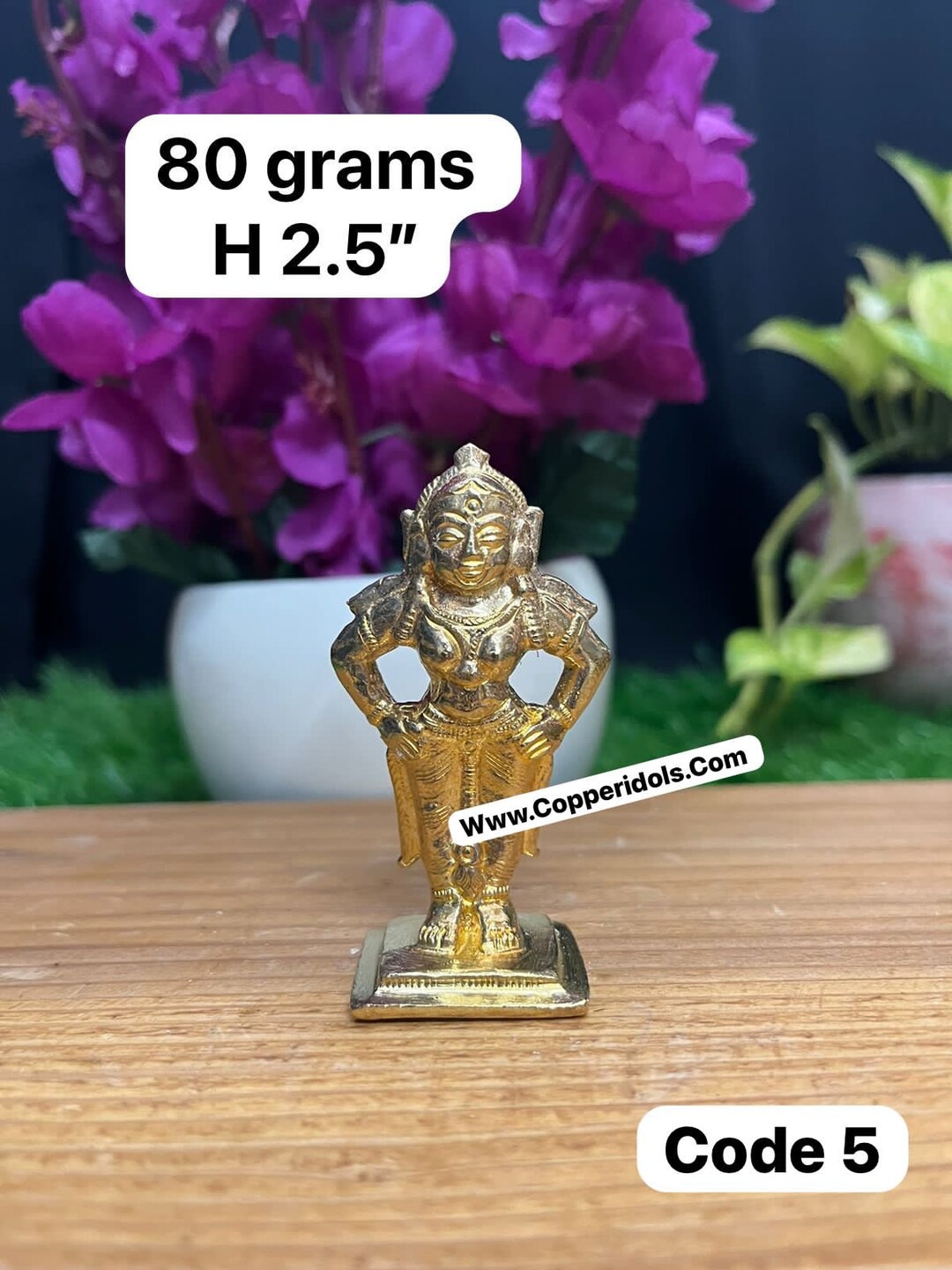 Prasiddh Copper Idol Present Panchaloha Idol of Rukmini Devi Etsy