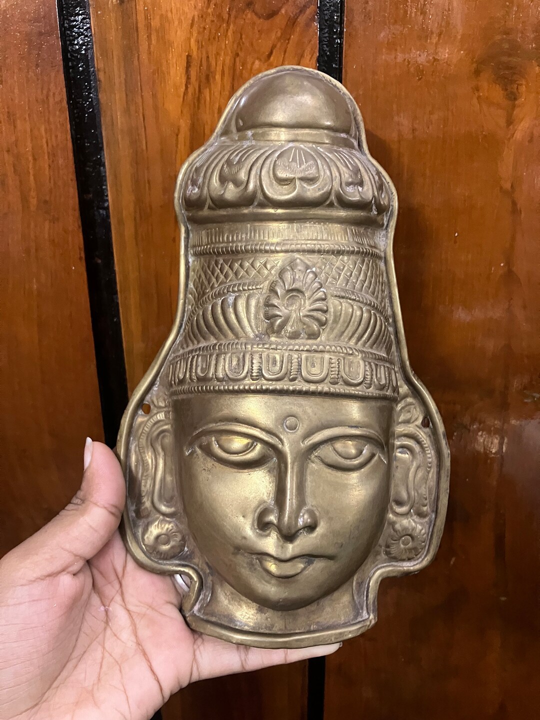 Indian Antique Store Present Vintage Devi Mask - Etsy
