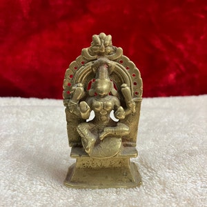 Vintage bronze idol of bhuvaneshwarai
