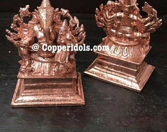 Prasiddh copper idols presents copper idol of  mahaganapathi idol Shakthi ganapati