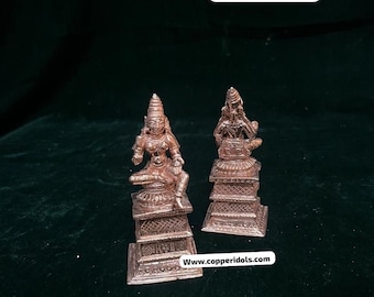 Prasiddh copper idols presents copper  idol of uma devi