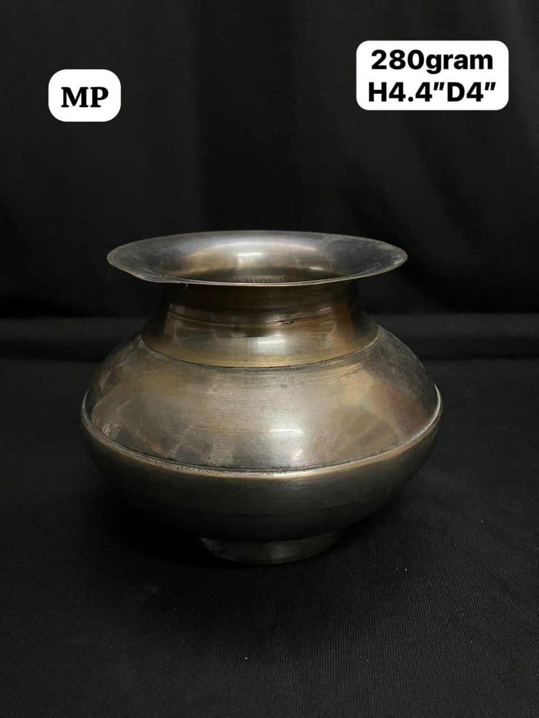 Vintage Bronze Made Lota Etsy