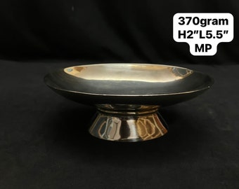Vintage brass made soap dish bowl