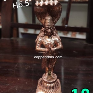 Prasiddh copper idols present copper idol of nagaraja