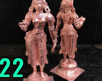 Prasiddh copper idols present copper idol of uma Parvati