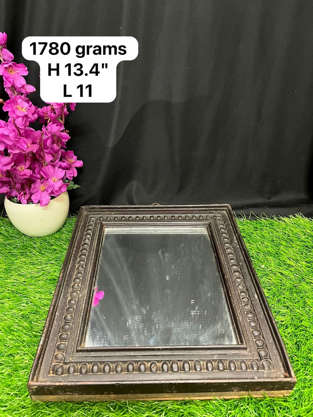 Vintage Wooden Mirror Frame Etsy