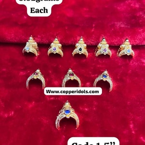 Panchaloha Made Gold Plated Kundan Gem Stone Studded Sri Lalitha ...