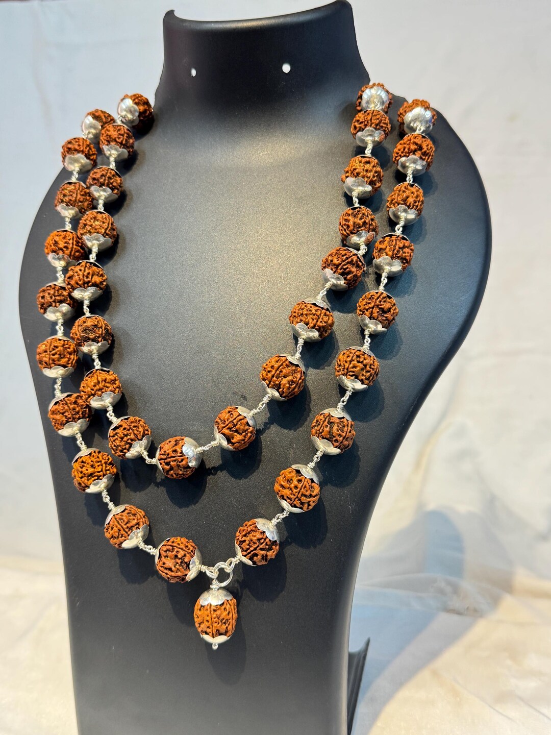Original Rupa Chain Silver Made Panchamukhi Rudraksha Chain - Etsy Canada