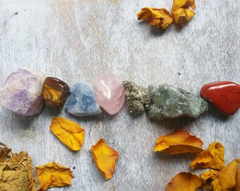 7 Stone Chakra Alignment Set