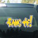 Rams AF Graffiti Style Bumper, Laptop, Home Decor Sticker 