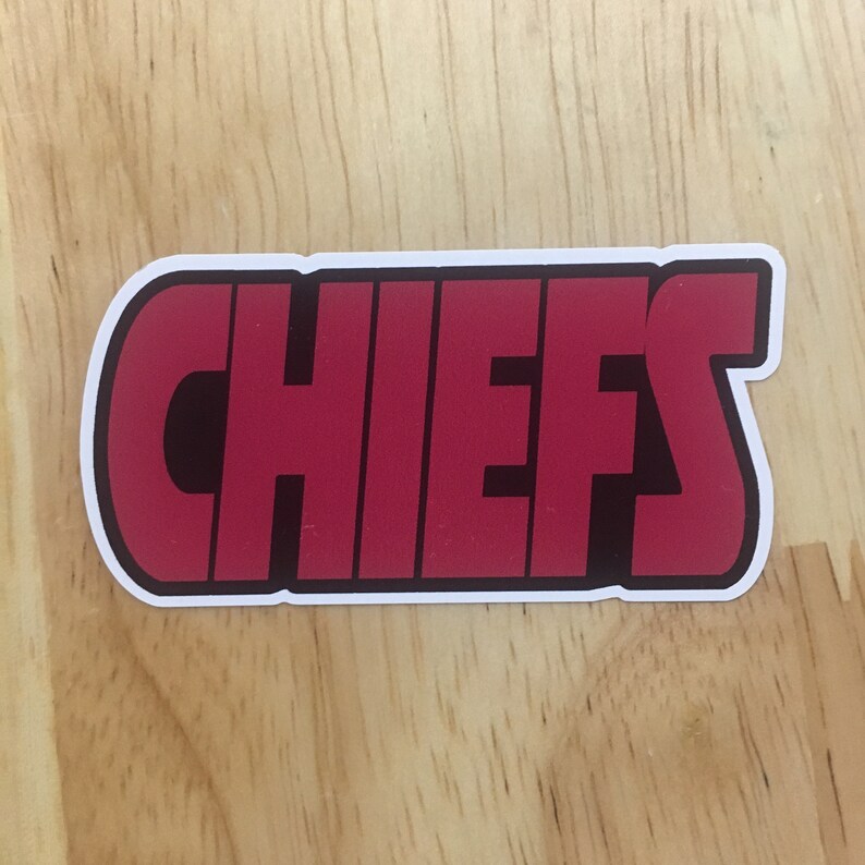 Kansas City Chiefs Sticker Etsy