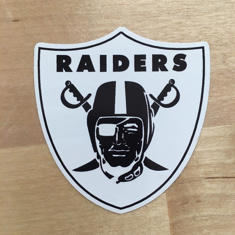 Las Vegas Raiders Sticker Etsy