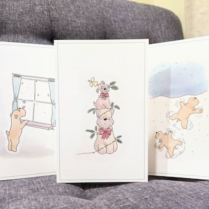 Lot de 12 cartes de Noël « Winter Wonderland » Wheaten Terrier