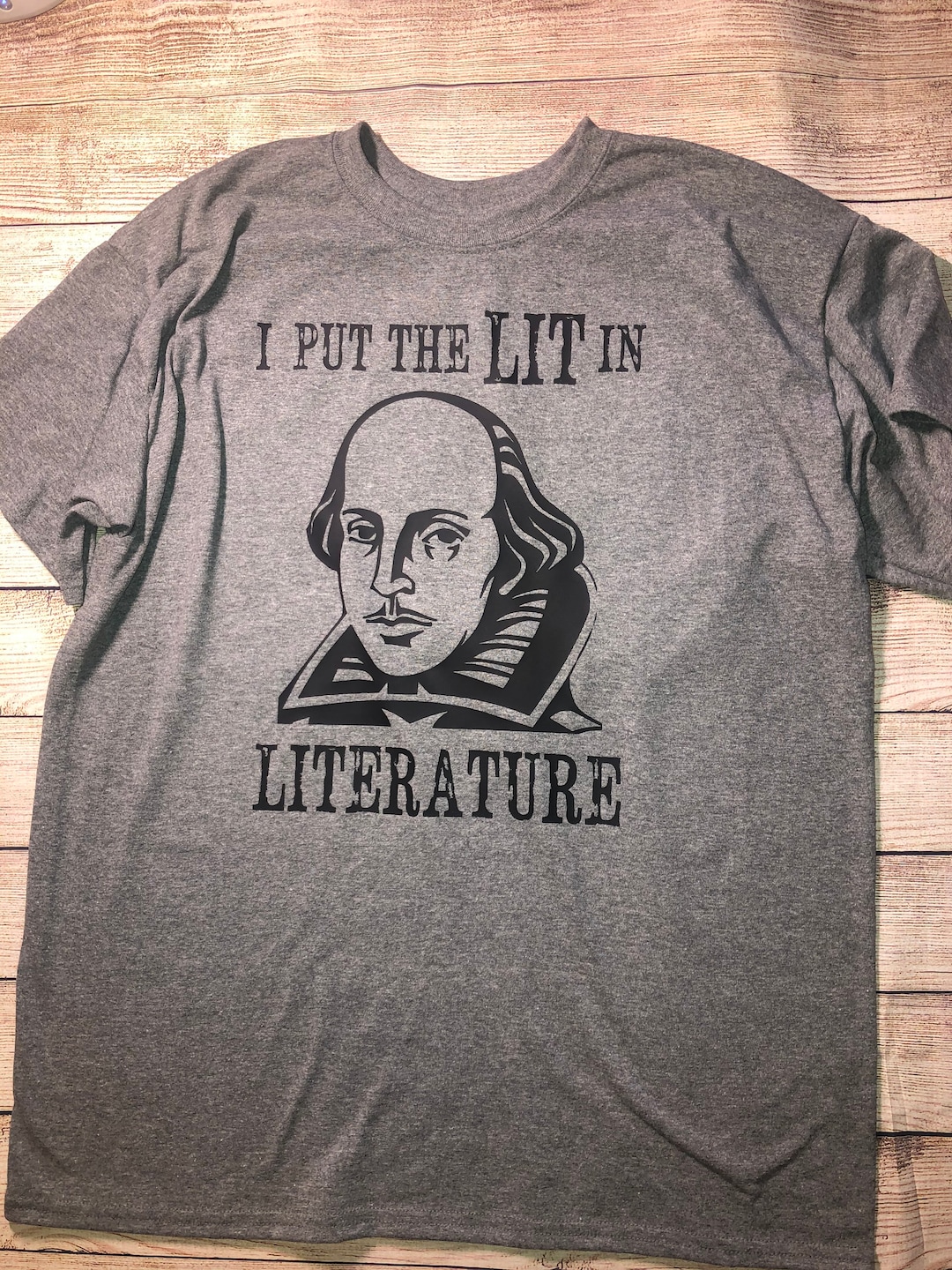 English Teacher Gift Shakespeare Shirt I Put the Lit in - Etsy