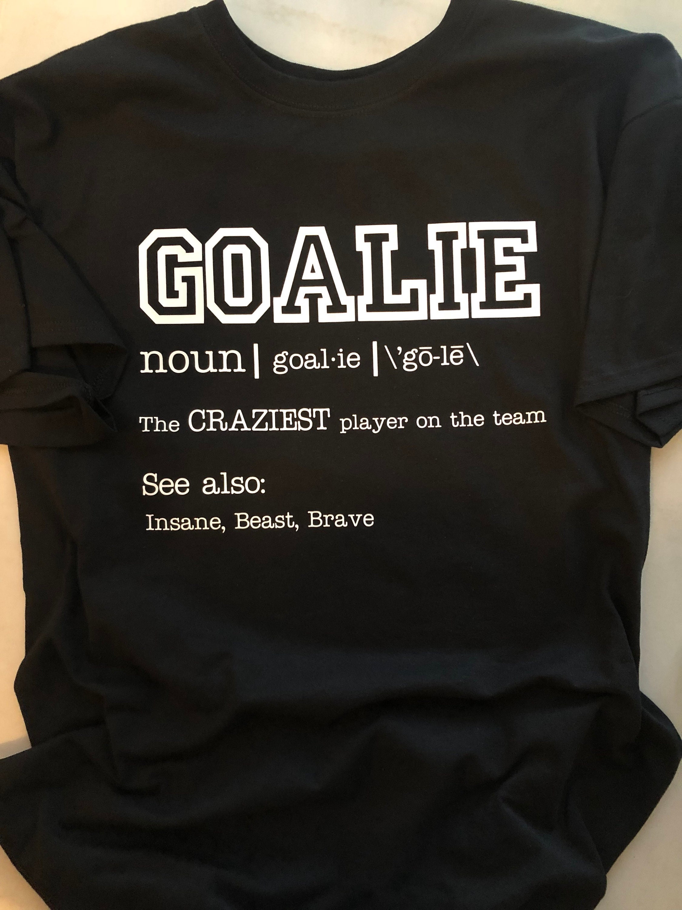 Goalie Shirt Goalie Definition Gift for Goalie Hockey Etsy