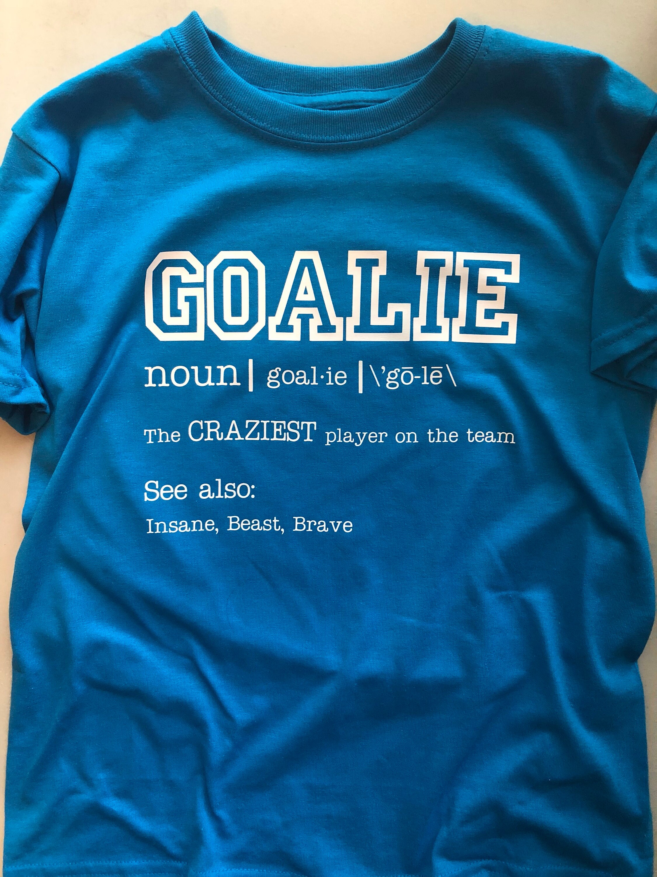 Goalie Shirt Goalie Definition Gift for Goalie Hockey Etsy