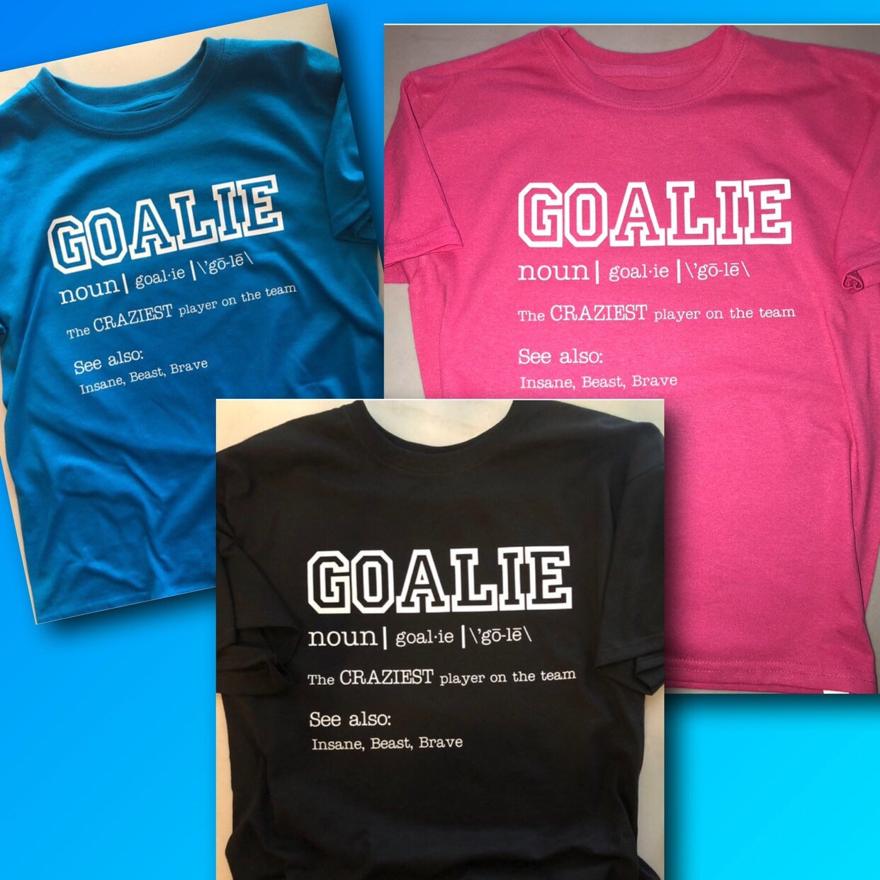 Goalie Shirt Goalie Definition Gift for Goalie Hockey Etsy