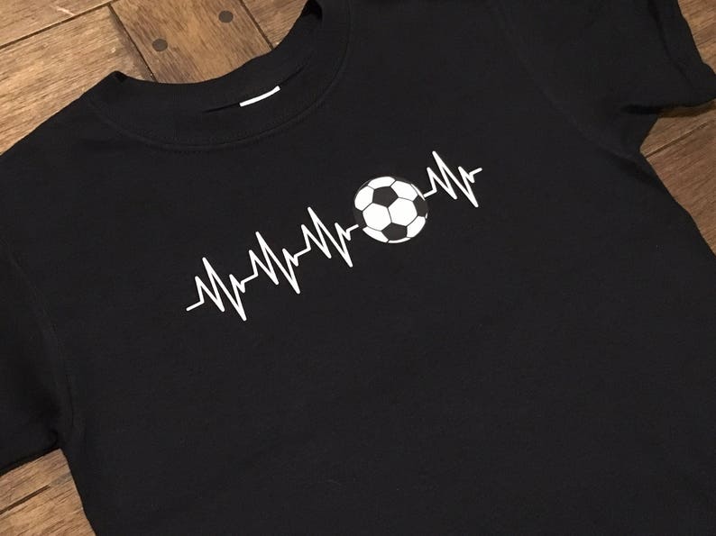 Soccer Gifts Soccer Shirt Soccer Gift Heartbeat Soccer Etsy