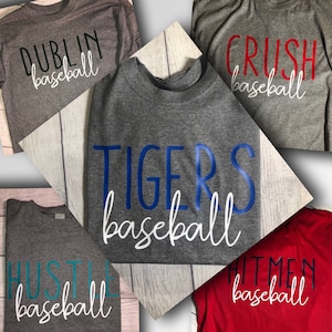 Baseball Mom Shirts - Custom Team Shirt - Game Day Shirt - Baseball Shirt - Personalized Baseball Mom Shirts - Custom Baseball Tee