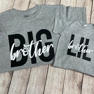 Big Brother Shirt - Big Little Shirts - Little Brother Shirt - Sibling Shirts - Lil Bro Shirt - Gifts for Siblings - Big Brother Gift