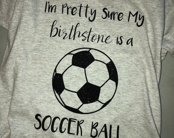 Soccer Gifts for Girls - Soccer Ball Shirt - Girls Soccer - Soccer Girl - Kids Soccer Shirt - Soccer Shirt - Glitter Soccer Shirt