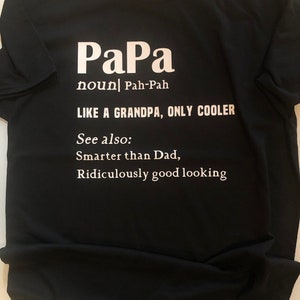 Custom Grandpa Shirt - Grandpa Shirt - Grandpa Fathers Day Gift - Fathers Day Shirts - Papa Shirt - Papa Gift - Grandfather Shirt - Poppy