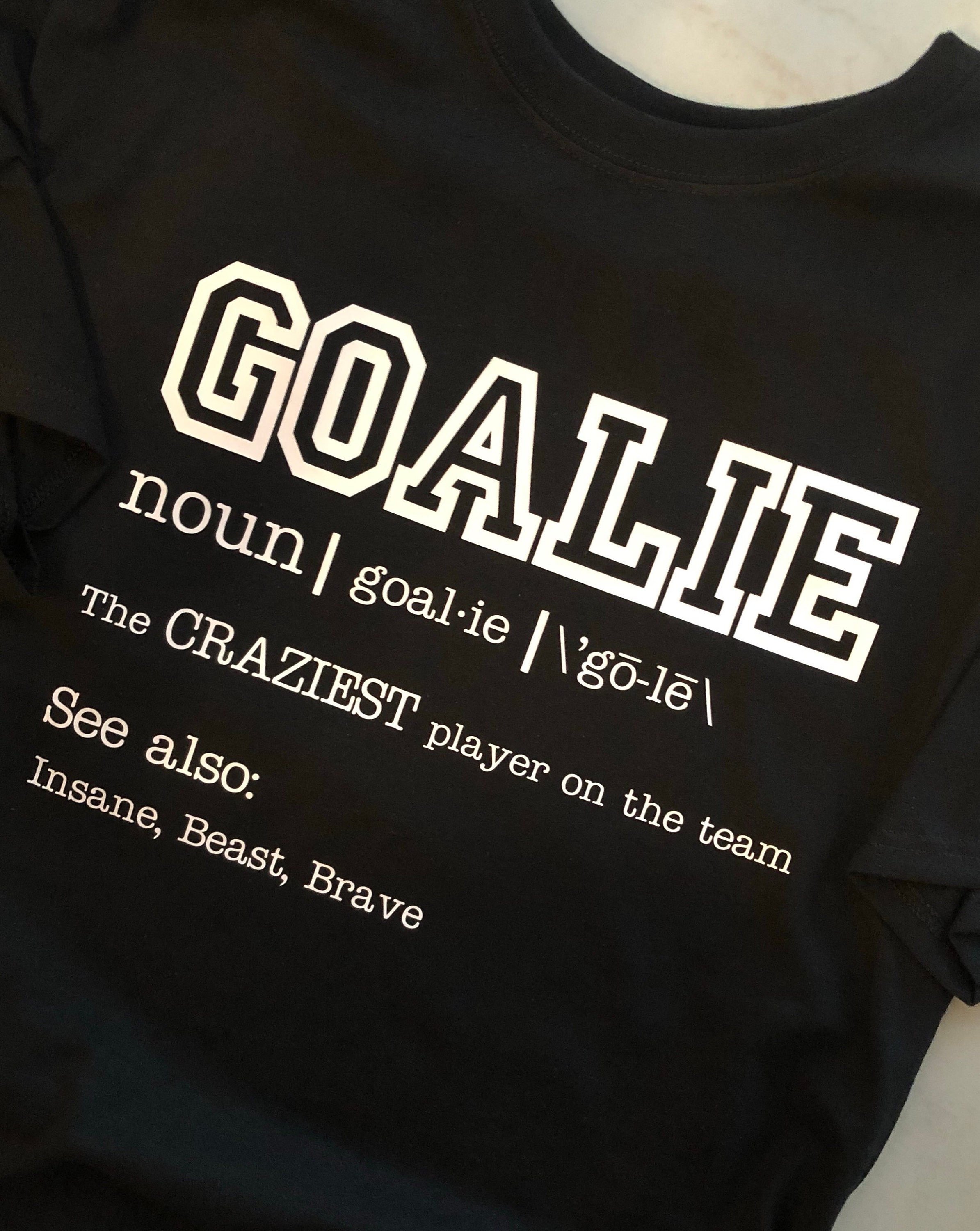 Goalie Shirt Goalie Definition Gift for Goalie Hockey Etsy