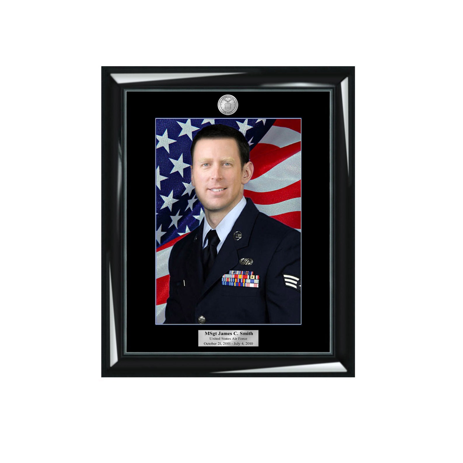 Personalized Picture Frame Retirement Military Gift 8x10 Plaque Air