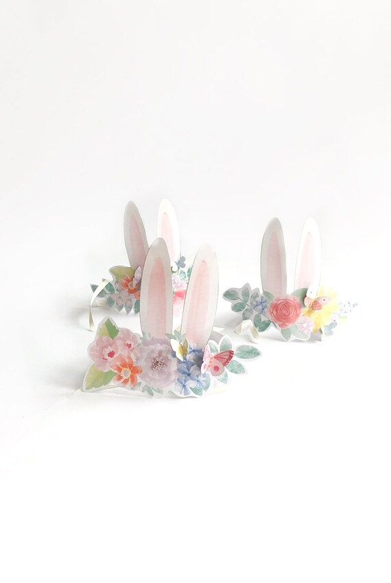 Bunny Ears Headband Bunny Crown Printable Some Bunny Is Etsy