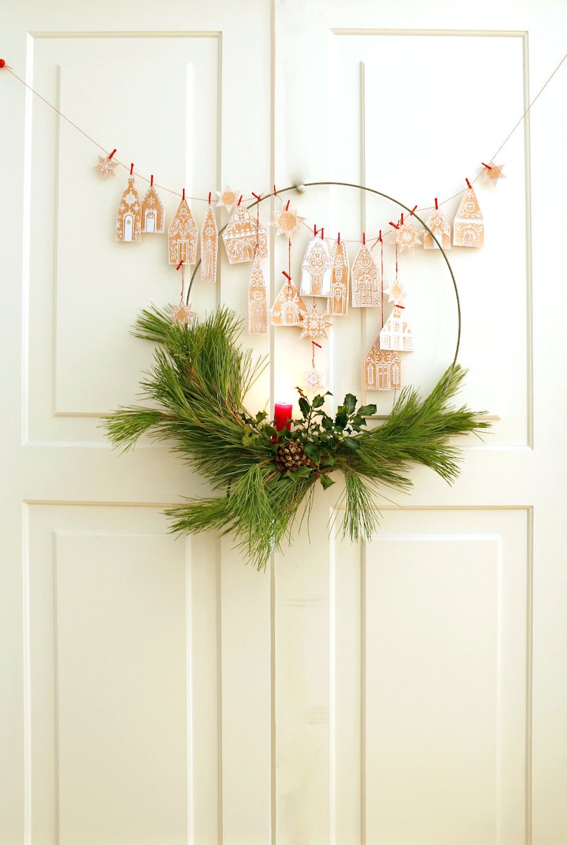 DIY Christmas Garland Festive Christmas Garland Etsy