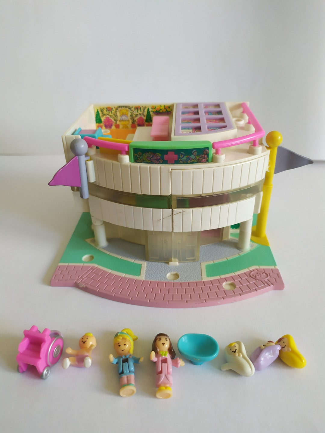 Vintage Bluebird Polly Pocket Children's Hospital 100% Complete