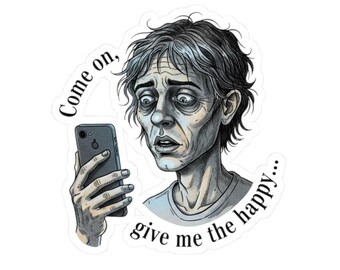 Pegatina "Dame la felicidad" / TDAH y salud mental