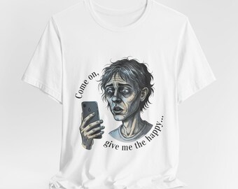 Camiseta gráfica "Dame la felicidad" / TDAH y salud mental