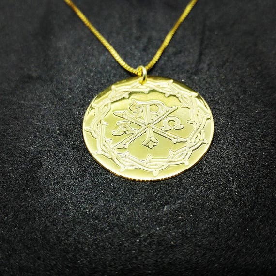 alpha omega pendant