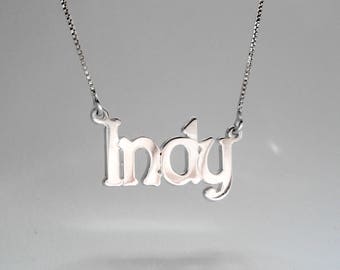 Sterling Silver Name Necklace / 925 Silver