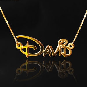 disney lover disney name necklace image 3