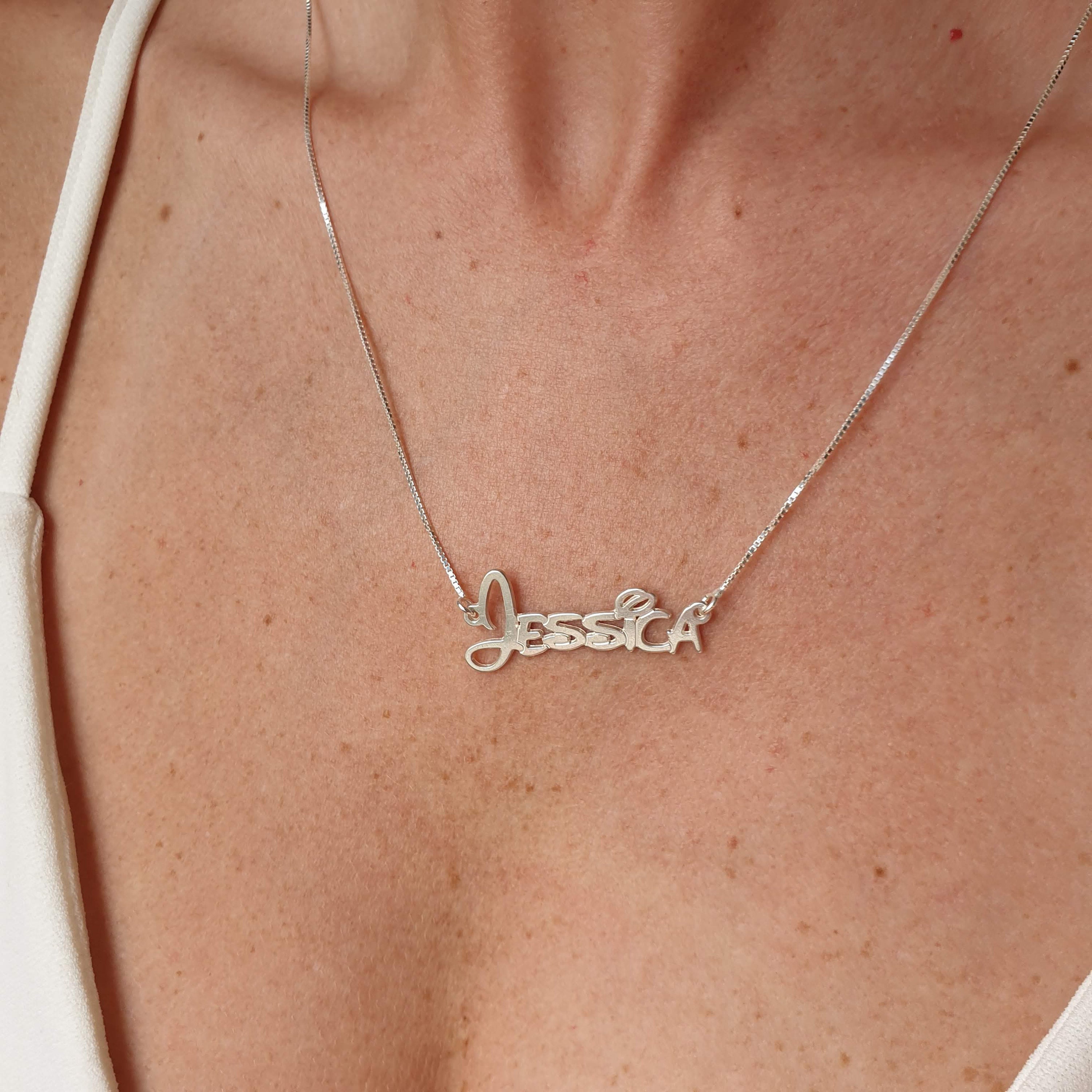 Personalized Disney necklace Silver Disney gifts for kids Etsy