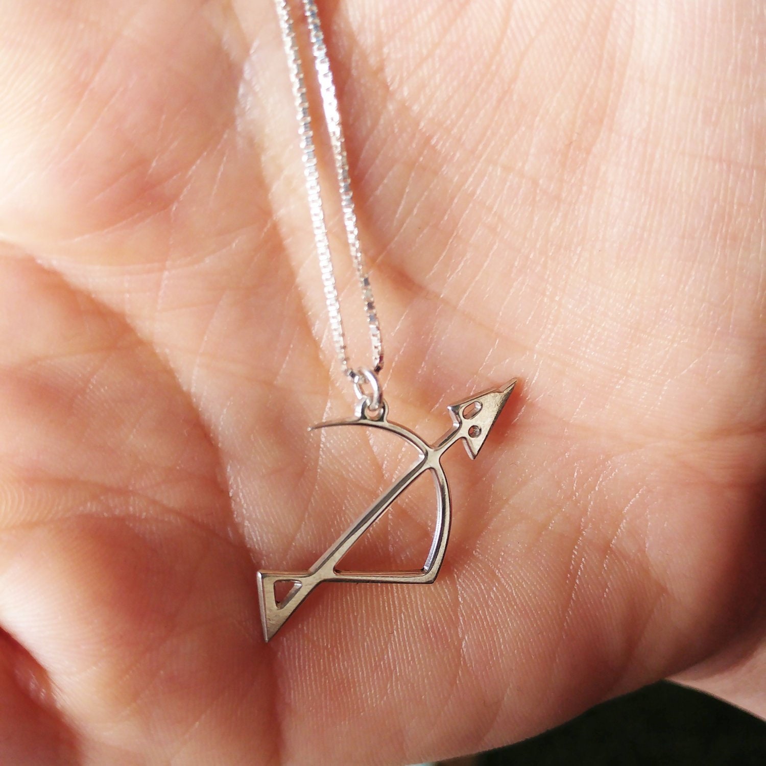 Sagittarius Necklace Silver Sagittarius 