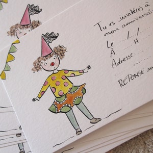 Carte d'invitation anniversaire! image 2