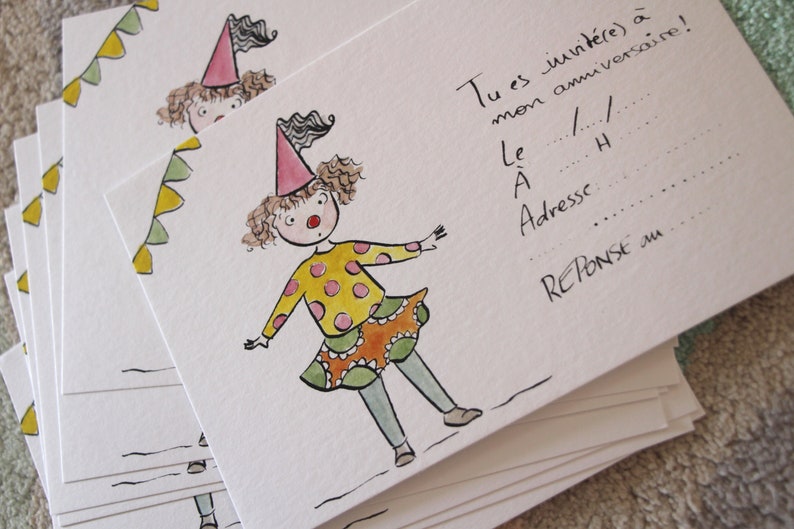 Carte d'invitation anniversaire! image 2