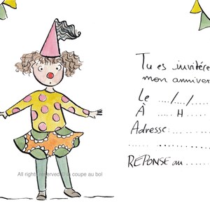Carte d'invitation anniversaire! image 4