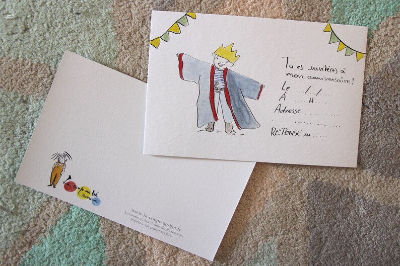 Carte d'invitation anniversaire! image 3