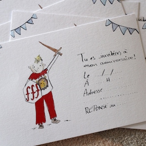 Carte d'invitation anniversaire!