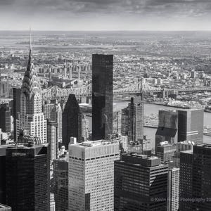 Chrysler Building and East River, New York City