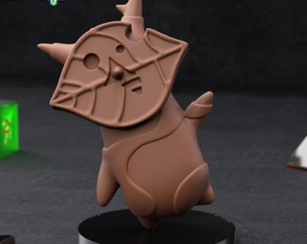 Tree Spirit 2A, 3D Printed, Dungeons and Dragons miniature, Statue, Model, Zelda, Korok, Epics&#39;N&#39;Stuffs