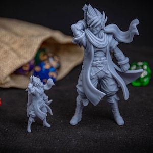 Ryu, Breath of Fire III, 3D Printed, Dungeons and Dragons miniature, Statue, Model, Epics&#39;N&#39;Stuffs
