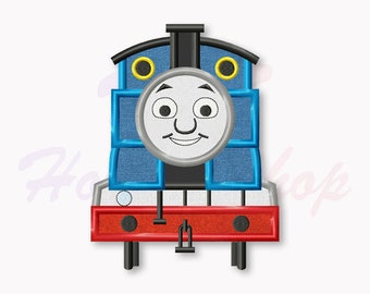Train Applique Etsy