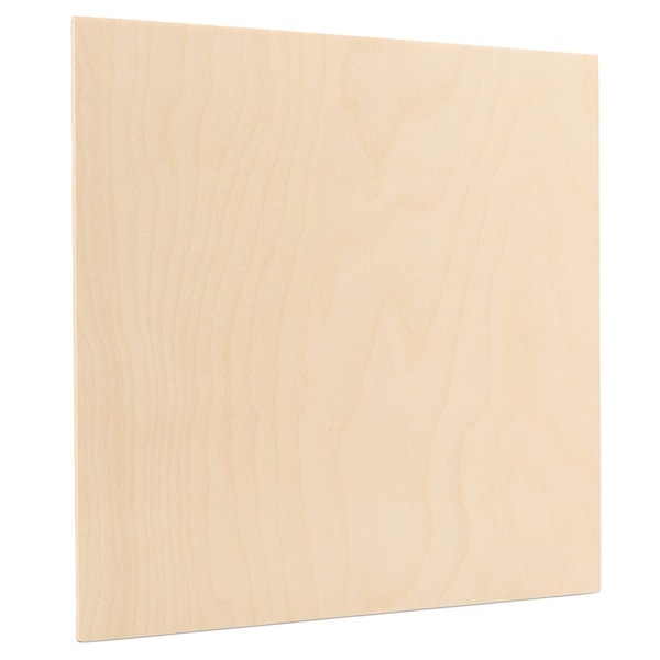 3 mm 1/8" X 12" X 12" Premium Baltic Birch Plywood – B/BB Grade - (Perfect for Laser work, CNC)