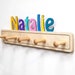 Colorful Kids Coat Rack With Personalized Name - Fast Delivery - Etsy